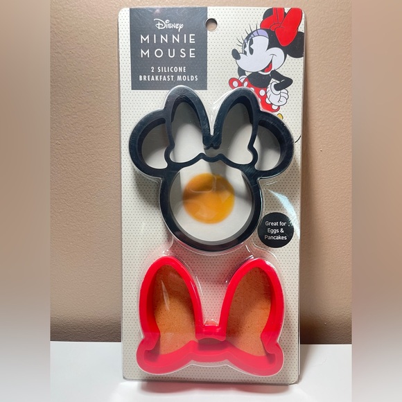 Disney Other - Disney Minnie Mouse Silicone Cooking Molds - Black